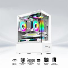 Thùng Case Coolerplus CPC EX32 Trắng Mới