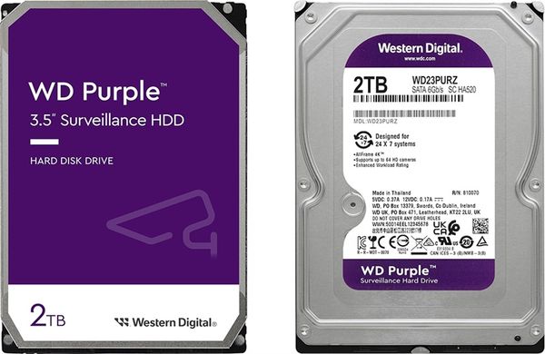 Ổ Cứng HDD 2TB Western Digtial WD Tím Mới