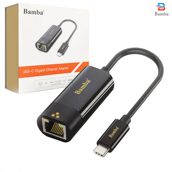 Usb C – Lan (Rj45) 3.0 Bamba (Tốc độ 1000Mb,Gigabit) Mới