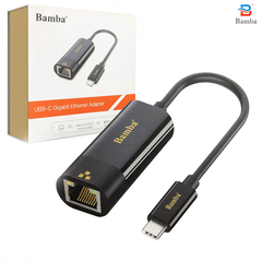 Usb C – Lan (Rj45) 3.0 Bamba (Tốc độ 1000Mb,Gigabit) Mới