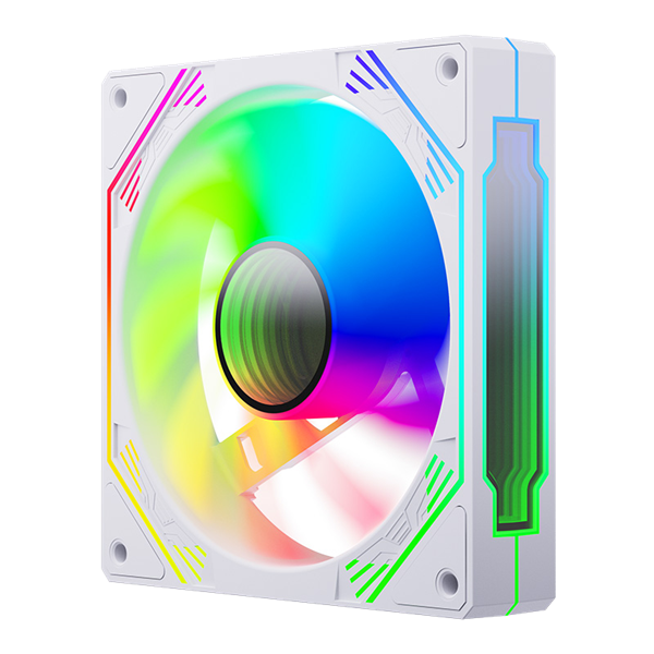 FAN MAGIC SNOWMAN F-120 6PIN RGB (CẮM HUB) Trắng Mới