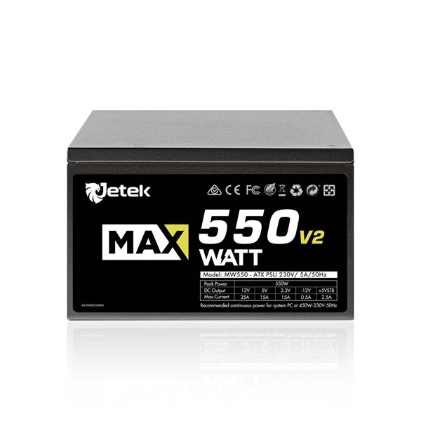 Nguồn Jetek MaxWatt MW550 550W V2 Mới