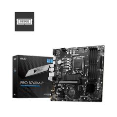Mainboard MSI PRO B760M-P Intel B760, Socket 1700, mATX, 4 khe DDR5 Mới