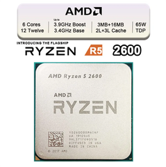 CPU AMD Ryzen 5 2600 (6C/12T, 3.4 GHz - 3.9 GHz, 16MB) - AM4 Tray 2ND