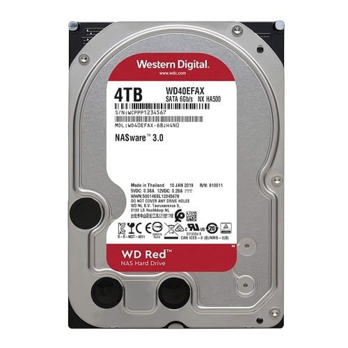 Ổ Cứng HDD 4TB Western Digtial WD Đỏ Plus Chính Hãng Mới