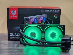 Tản nhiệt nước Coolmoon Glacier 240 ARGB - Đen Mới