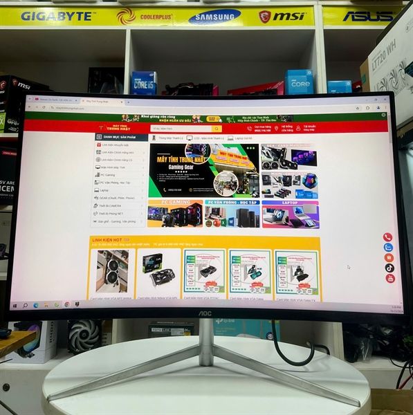 Màn Hình Máy Tính LCD AOC 32inch Cong C32V1 75Hz FullHD 2ND