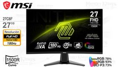 Màn Hình Máy Tính LCD MSI MAG 27ich 27C6F 27 Inch/ VA/ FHD/ 180Hz/ 0.5ms 11/2027 2ND