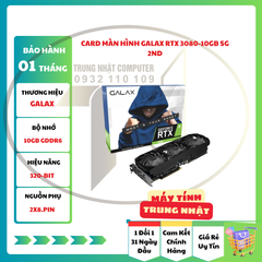 Card Màn Hình VGA GALAX RTX 3080-10GB SG 2ND