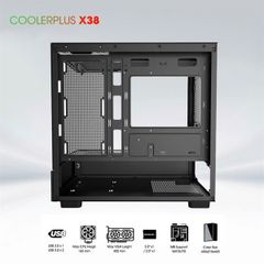Thùng Case Coolerplus CPC-X38B Đen Mới