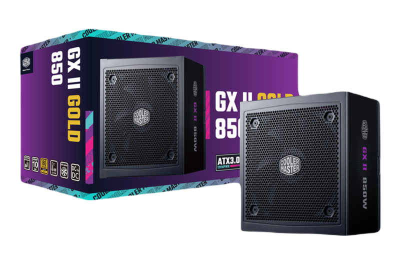 Nguồn máy tính Cooler Master GX-II Gold 850 850W | 850W, 80 Plus Gold, Full Modular (MPX-8503-AFAG-2BEU) Mới