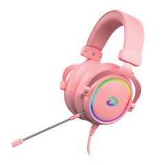 Tai nghe Phone DAREU EH925s 7.1 RGB Hồng Micro rời Mới