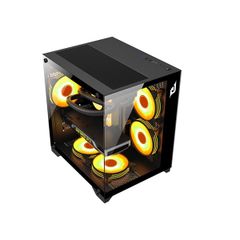 Thùng Case Edra ECS1503 Đen ( Matx, Case Bể Cá) Mới
