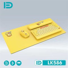 Combo Phím + Chuột + Lót Chuột + Tay Đệm FD8221 LK586 Vàng Mới