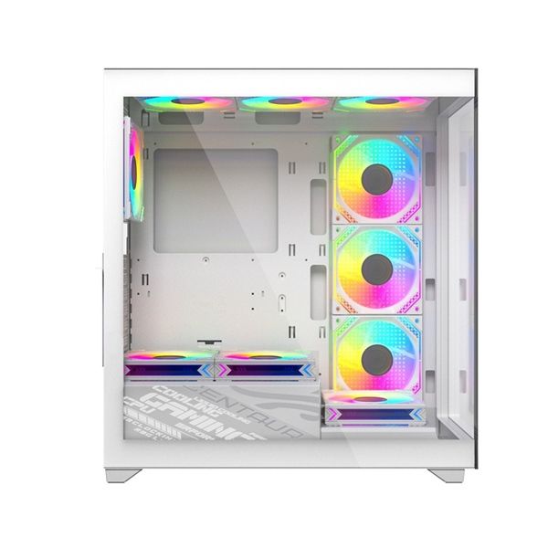 Thùng máy Case Centaur NOVA Trắng, Không Fan (ATX/Mid Tower/Màu Trắng) Mới