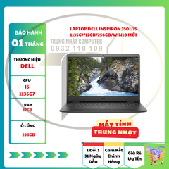 Laptop Dell Inspiron 3501/i5 1135G7/12GB/256GB/Win10 Mới
