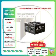 Nguồn PSU JETEK 600W ELITE V5 Mới