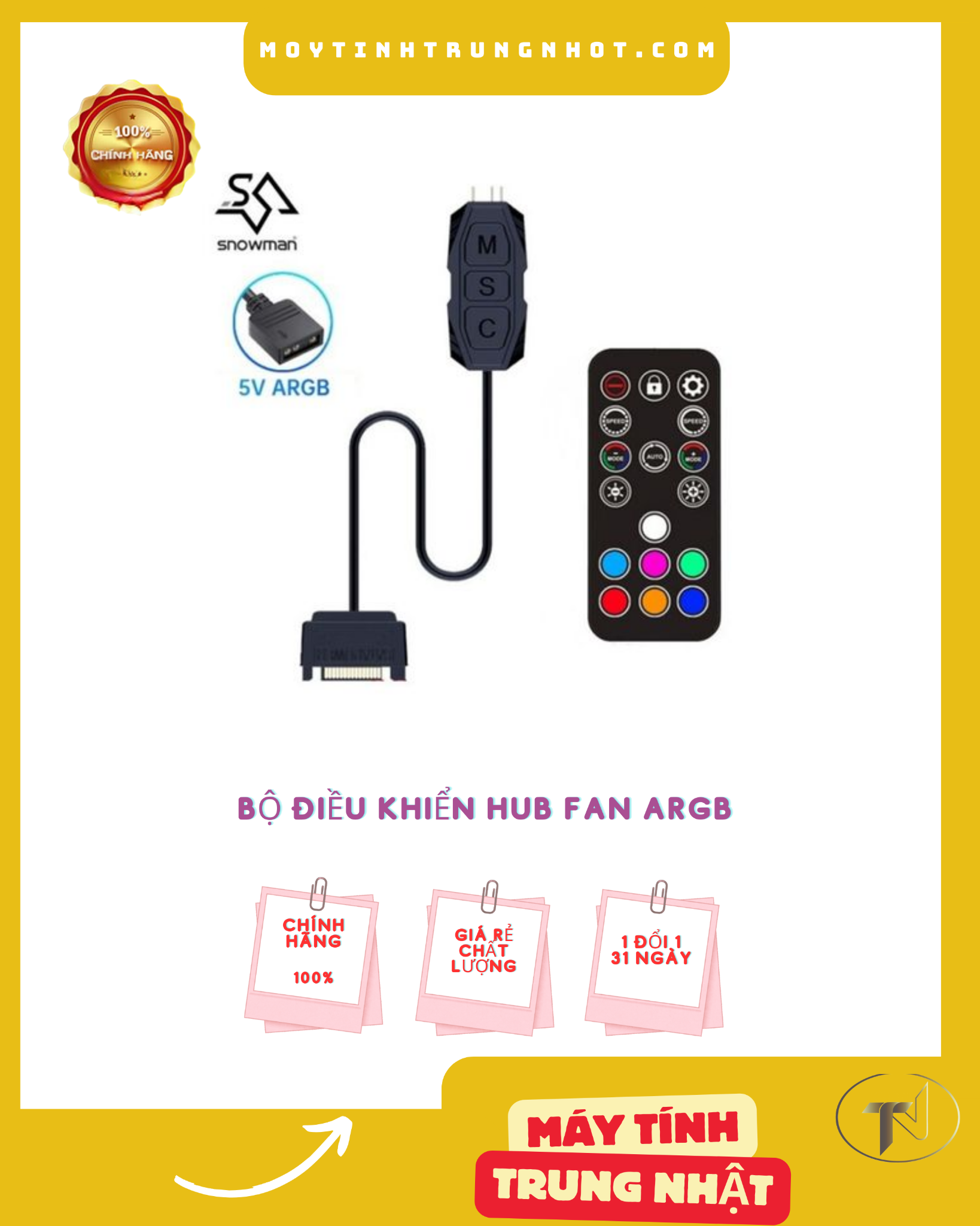 Bộ Điều Khiển HUB FAN ARGB