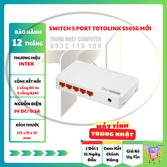 Switch 5 Port TOTOLINK S505G Mới