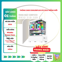 Thùng Case Coolerplus CPC EX32 Trắng Mới