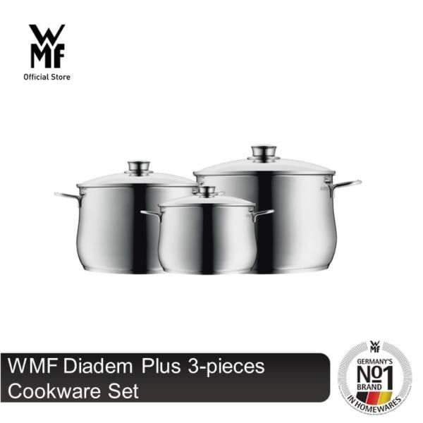 Bộ nồi 3 chiếc WMF DIADEM PLUS 3PC COOKWARE SET