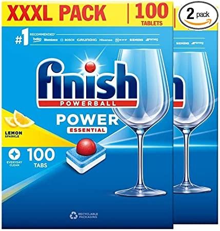VIÊN RỬA CHÉN HƯƠNG CHANH FINISH POWER ESSENTIAL 100 VIÊN
