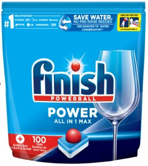 VIÊN RỬA CHÉN FINISH ALL IN ONE MAX 100 VIÊN