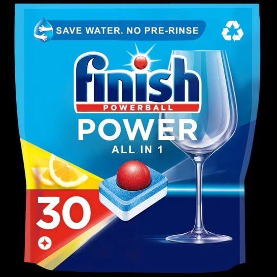 VIÊN RỬA BÁT FINISH POWER ALL IN ONE 30 VIÊN HƯƠNG CHANH