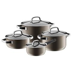 Bộ nồi 4 chiếc WMF FUSIONTEC 4PC COOKWARE SET DARK BRASS