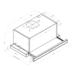 Máy hút mùi âm tủ Fagor 3AF3-942X