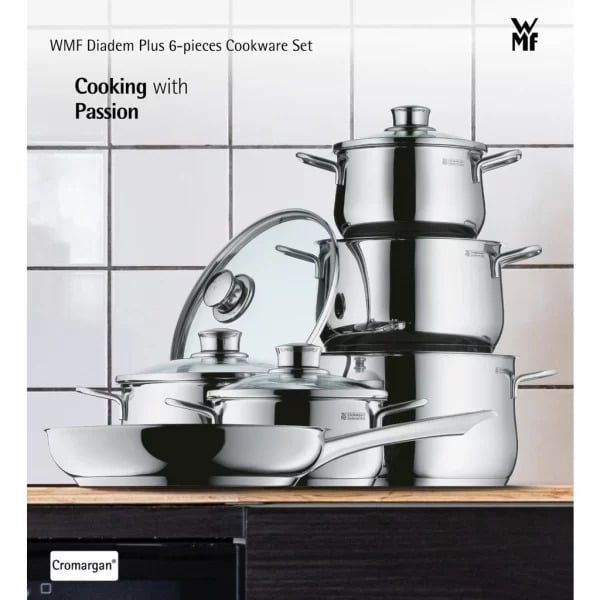 WMF DIADEM PLUS 6PC COOKWARE SET