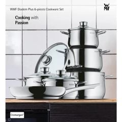 WMF DIADEM PLUS 6PC COOKWARE SET