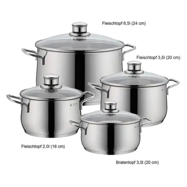 WMF DIADEM PLUS 4PC COOKWARE SET