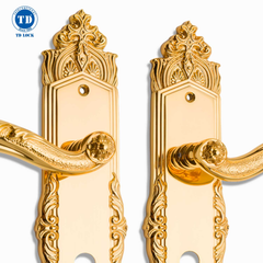 KHÓA TAY GẠT CỬA CHÍNH MẠ 24K - ROMA - BDH-340340-G