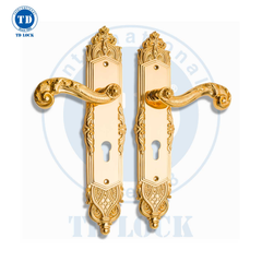 KHÓA TAY GẠT CỬA CHÍNH MẠ 24K - ROMA - BDH-340340-G