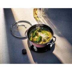 Bộ nồi 4 chiếc WMF FUSIONTEC 4PC COOKWARE SET ROSE QUARTZ