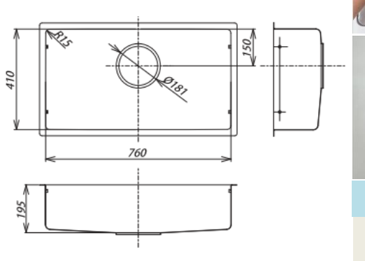Chậu rửa Shigeru JSM-K 3F FS