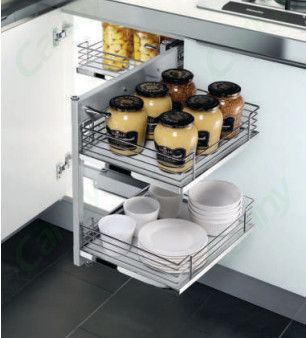 Kệ góc và mâm xoay Cariny  ANGELA SERIES - KG 275MI