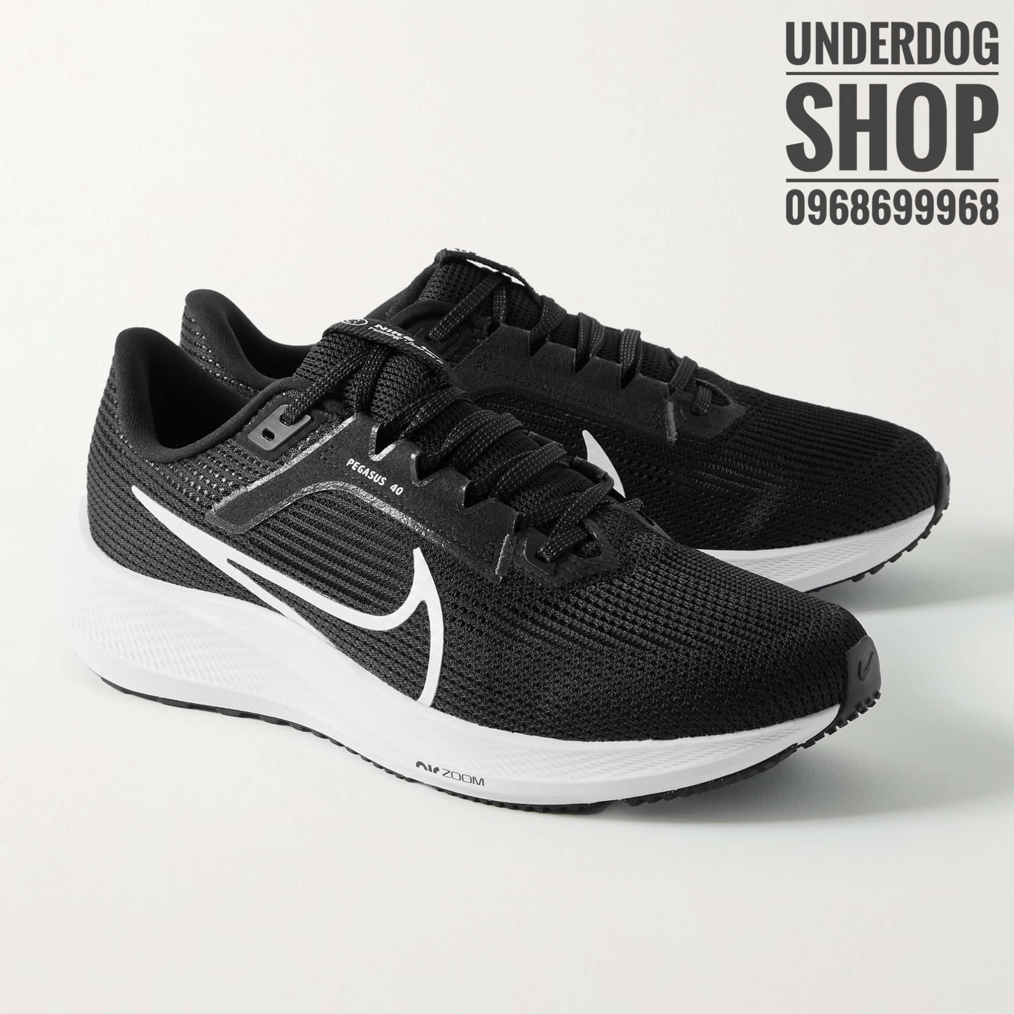 Giày Nike Pegasus 40 đen trắng