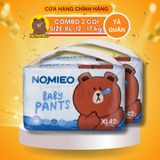  Combo 2 tã quần NOMIEO size XL 