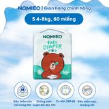  Tã bỉm Nomieo Nội Địa Singapore Cao Cấp Cho Bé - Mỏng Nhẹ - Chống Tràn - Thấm Hút - Thoáng Khí - Mềm Mại 