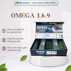 MP19a Combo 3 -TPBVSK OMEGA 3.6.9 ,viên uống bổ sung sức khỏe ,tốt cho mắt ,hộp 60 viên