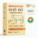  Khô bò MIẾNG Cẩm Thạch - Hộp 440gr 