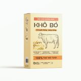  Khô bò MIẾNG Cẩm Thạch - Hộp 220gr 