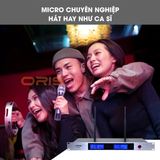  Micro Karaoke chống hú ORIS T0-85, micro không dây hộp sóng  hát nhẹ hút giọng chính hãng BH 12 Tháng - ORIS Professional 