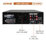  Amply liền vang cơ ORIS T0-2500A chức năng chống hú tốt, main đẩy sử dụng cho dàn karaoke gia đình - ORIS Professional 