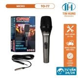  Micro karaoke có dây ORIS T077 tặng kèm dây Zin dài 7m - ORIS Profesional 