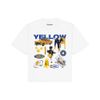 YELLOW BABY TEE WHITE