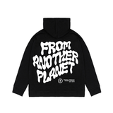  FROM ANOTHER PLANET ZIPPER HOODIE BLACK 