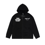  FROM ANOTHER PLANET ZIP HOODIE WHITE 